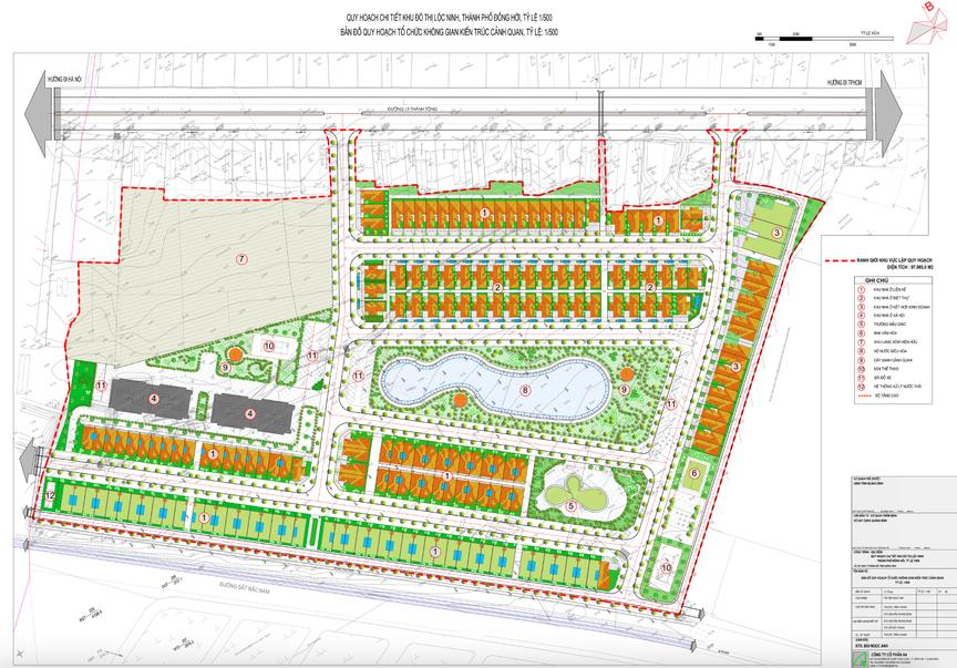 Bản vẽ định hướng phát triển không gian tỉ lệ 1/500