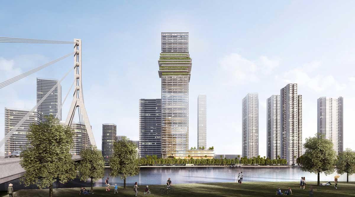 Capitaland Tower, chủ đầu tư dự án The Sun Tower lỗ gần 2.700 tỷ đồng trong năm 2023.