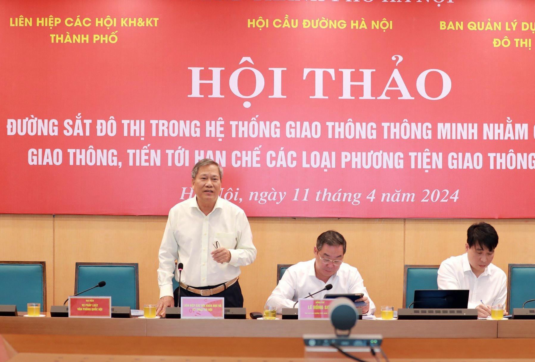 Chủ tịch Liên hiệp các Hội Khoa học và Kỹ thuật TP Hà Nội - ông Lê Xuân Rao. (Nguồn ảnh: Vietnamnet)