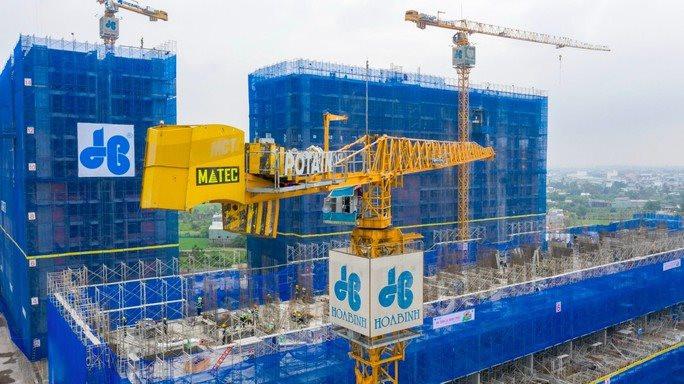 Khoảng 85% các nhà thầu xây dựng Việt Nam hiện nay đều có công nợ. (Ảnh minh hoạ: Hoa Binh Construction Group)