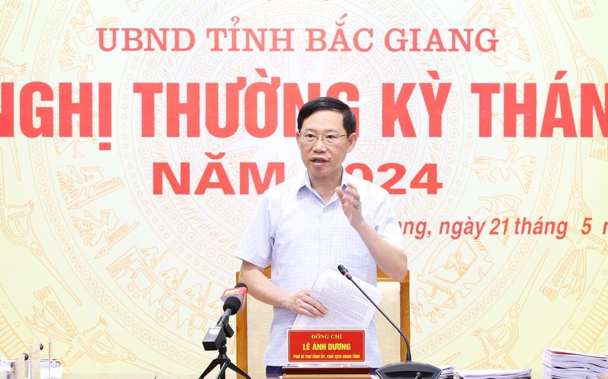 Ông Lê Ánh Dương, Chủ tịch UBND tỉnh Bắc Giang